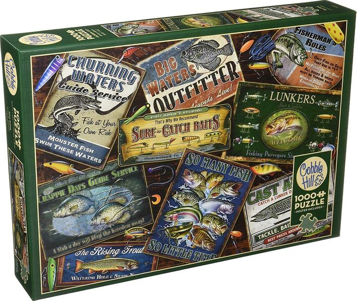 Actual product image Cobble Hill Riddle 1000 fish (1000 pieces)