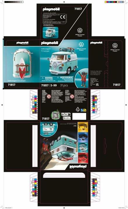 Actual product image Playmobil T1 Camper (71857, Playmobil Volkswagen)