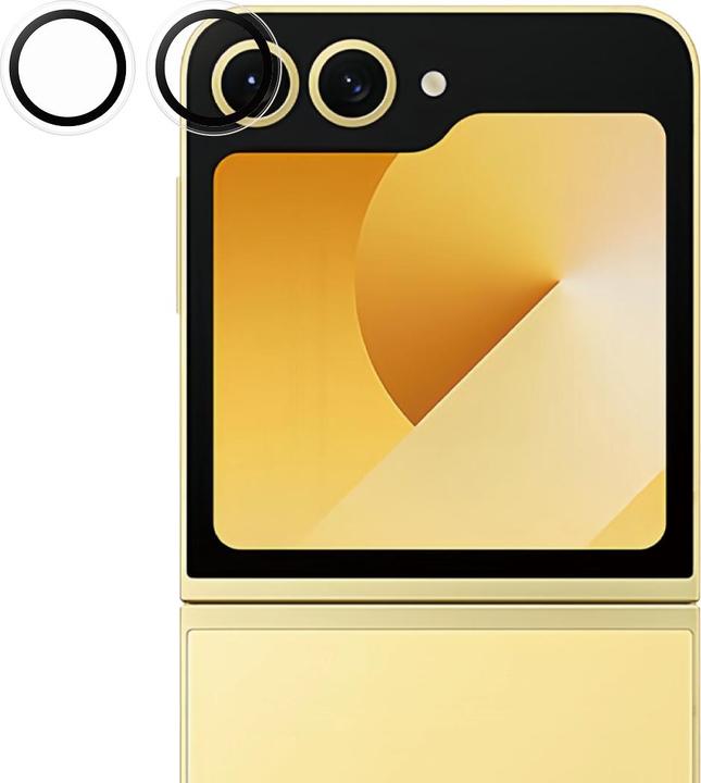 Produktbild PanzerGlass ® Hoops® Transparent Camera Lens Protector Samsung Galaxy Z Flip7 FE (1 Stk., Samsung Galaxy Z Flip7 FE)