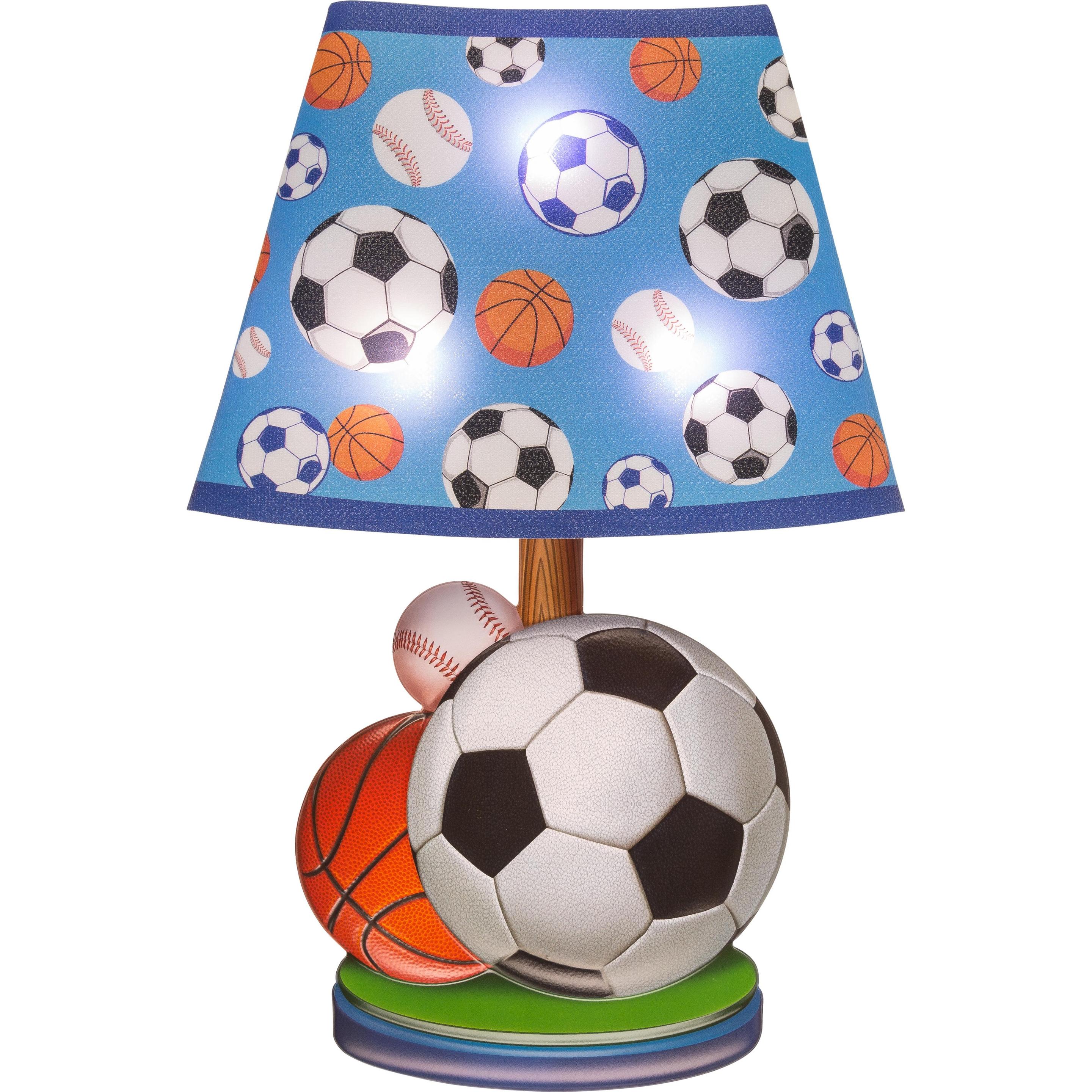Idena, Nachtlicht, Wandsticker Lampe Fussball, 31x18cm, LED