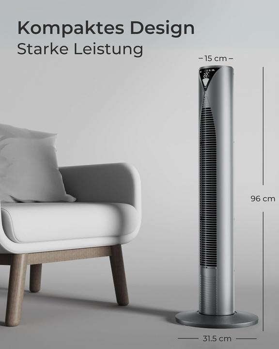 Produktbild CoolHome Turmventilator mit Fernbedienung