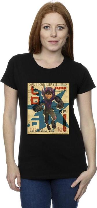 Produktbild Disney Big Hero 6 Baymax Hiro Newspaper TShirt (L)