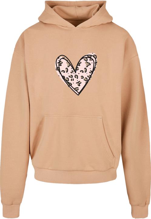 Image du produit Merchcode Valentines Day - Leopard Heart Ultra Heavy Hoody - 117907 (XXL)