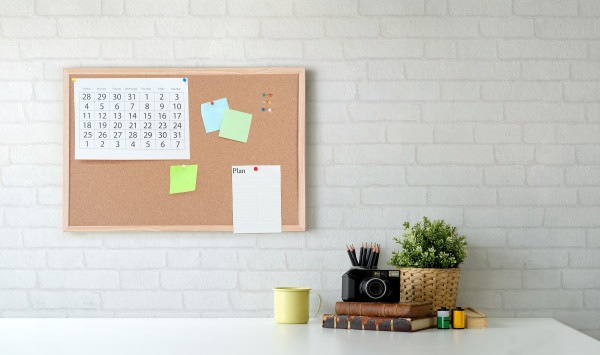 Productafbeelding Bi-Office Kurk tafel (Prikbord, 60 x 45 cm)