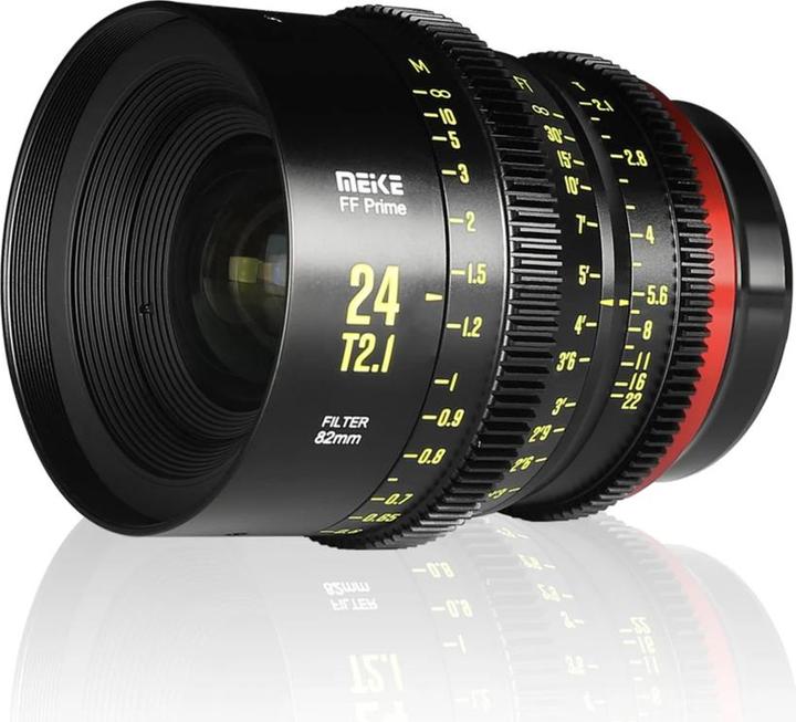Productafbeelding Meike Prime 24mm T2.1 Cine-objectief Volformaat E-vatting (Sony E, PL, Volledig formaat)