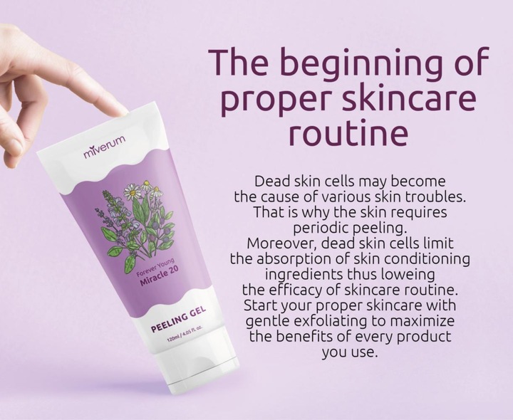 Actual product image Miverum Forever Young Miracle 20 Exfoliating Gel (Exfoliation, 120 ml)
