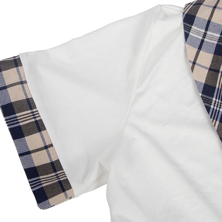 Productafbeelding Subblime Sexy Schoolmeisje Kostuum Top En Rock L/Xl (XL)