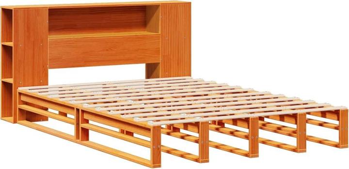 Image du produit vidaXL Bett mit Regal (140 x 200 cm)
