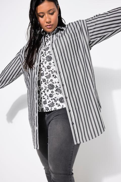 Immagine prodotto Studio Untold Camicia a righe dal taglio oversize (42, 44)