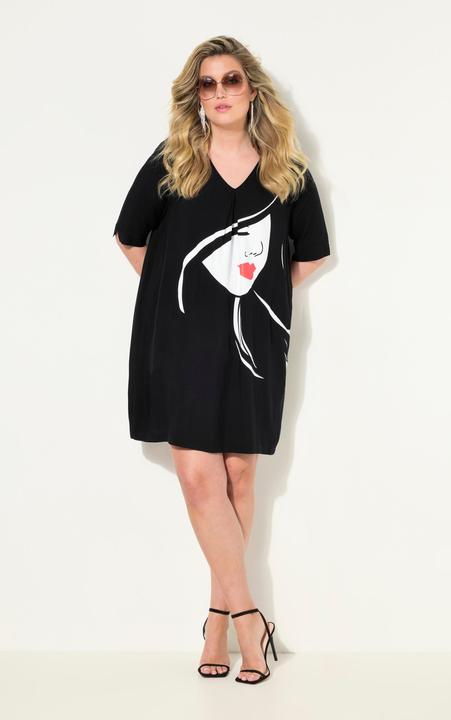 Produktbild Miamoda Kleid, A-Linie, Frauenkopf, Halbarm (54)