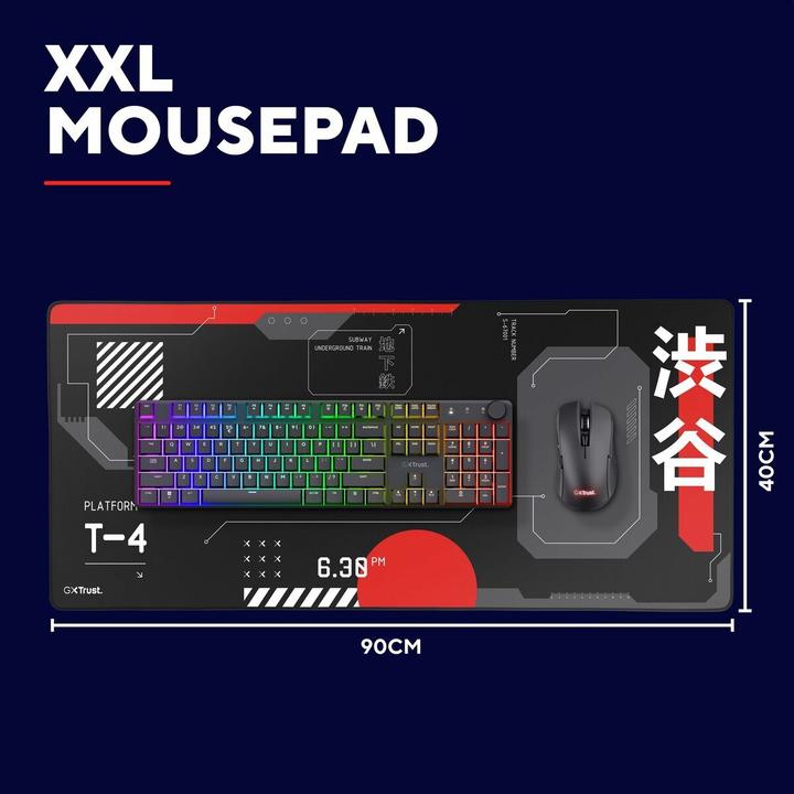 Actual product image Trust GXT759 XXL MOUSEPAD - JAPAN BLA (XXL)