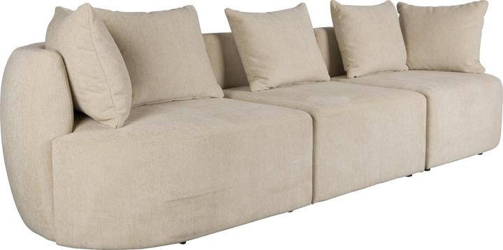 Actual product image Dutchbone Rocca Sofa 4,5-Seater Latte