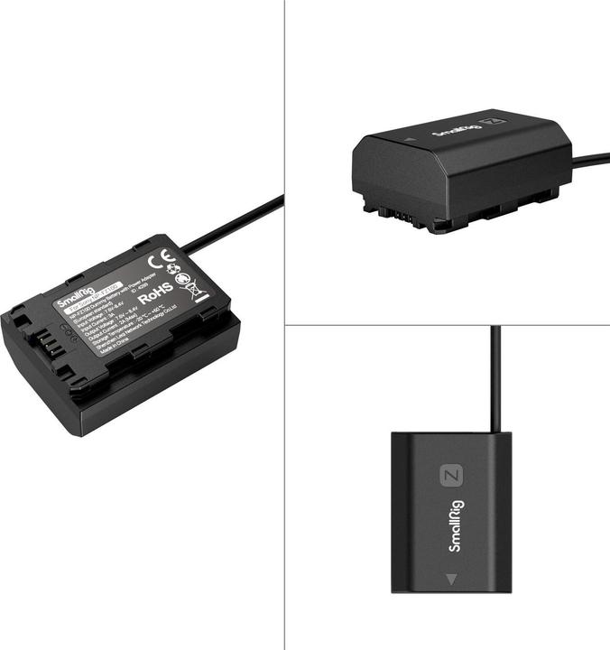 Immagine prodotto SmallRig Batteria fittizia NP-FZ100 con adattatore di alimentazione (Accumulatore di carica elettrica)