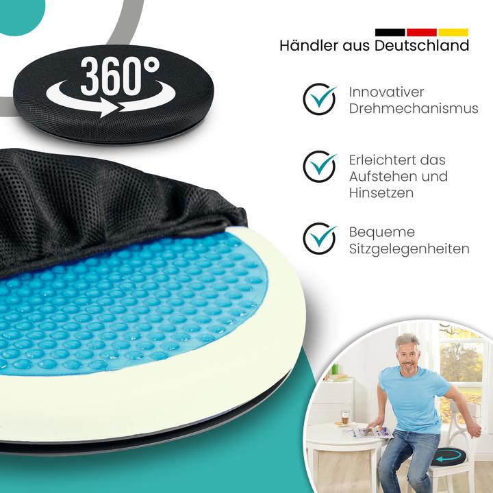 Actual product image Aktivshop Orthopädisches Drehkissen Gel