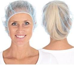 Produktbild Hygonorm Baretthaube Bettina leichte Qualität DM 60cm weiss VE=100 Stück