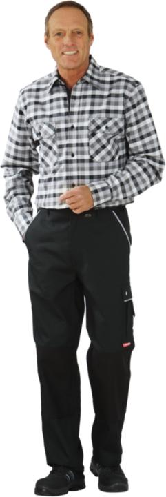 Immagine prodotto Planam Camicia country con manica 1/1 a scacchi neri 37/38 39/40 (40)