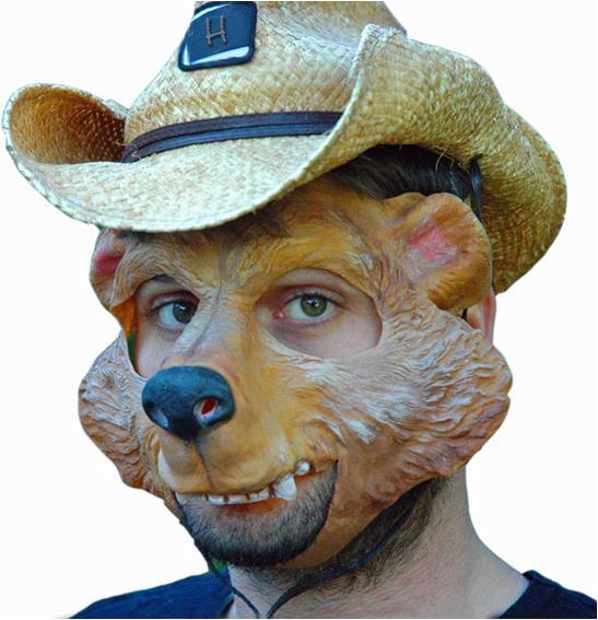 Produktbild Festartikel Müller Halbmaske Herbert Honigbär