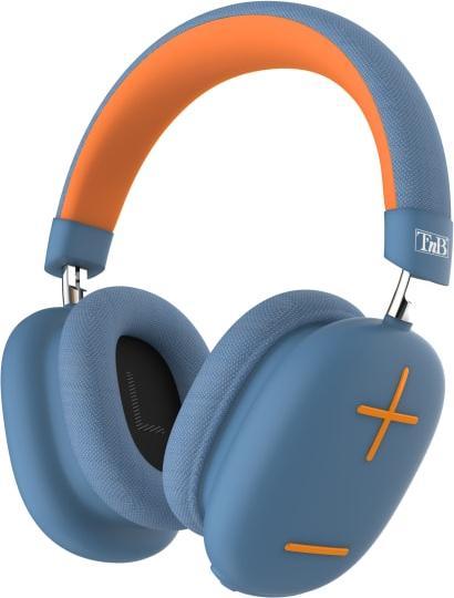 Immagine prodotto T'nB Casque Micro Bluetooth Bounce (Blu/Arancio) (ANC, 50 h, Senza fili)