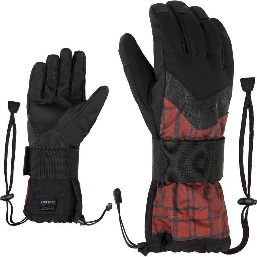 Ziener, Handschuhe, Milan As, Schwarz, Braun, (8)