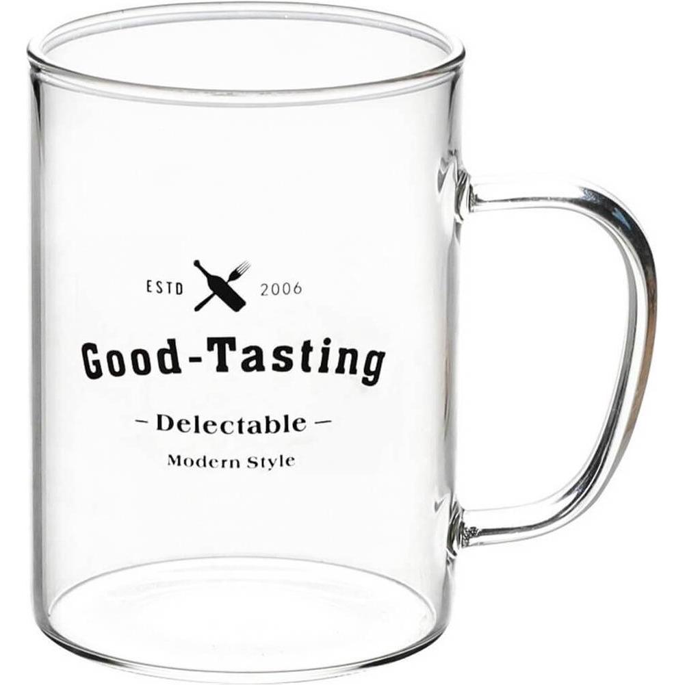 JTI, Tasse, Stilvolle Kaffeetasse aus Glas (400 ml, 1 x)