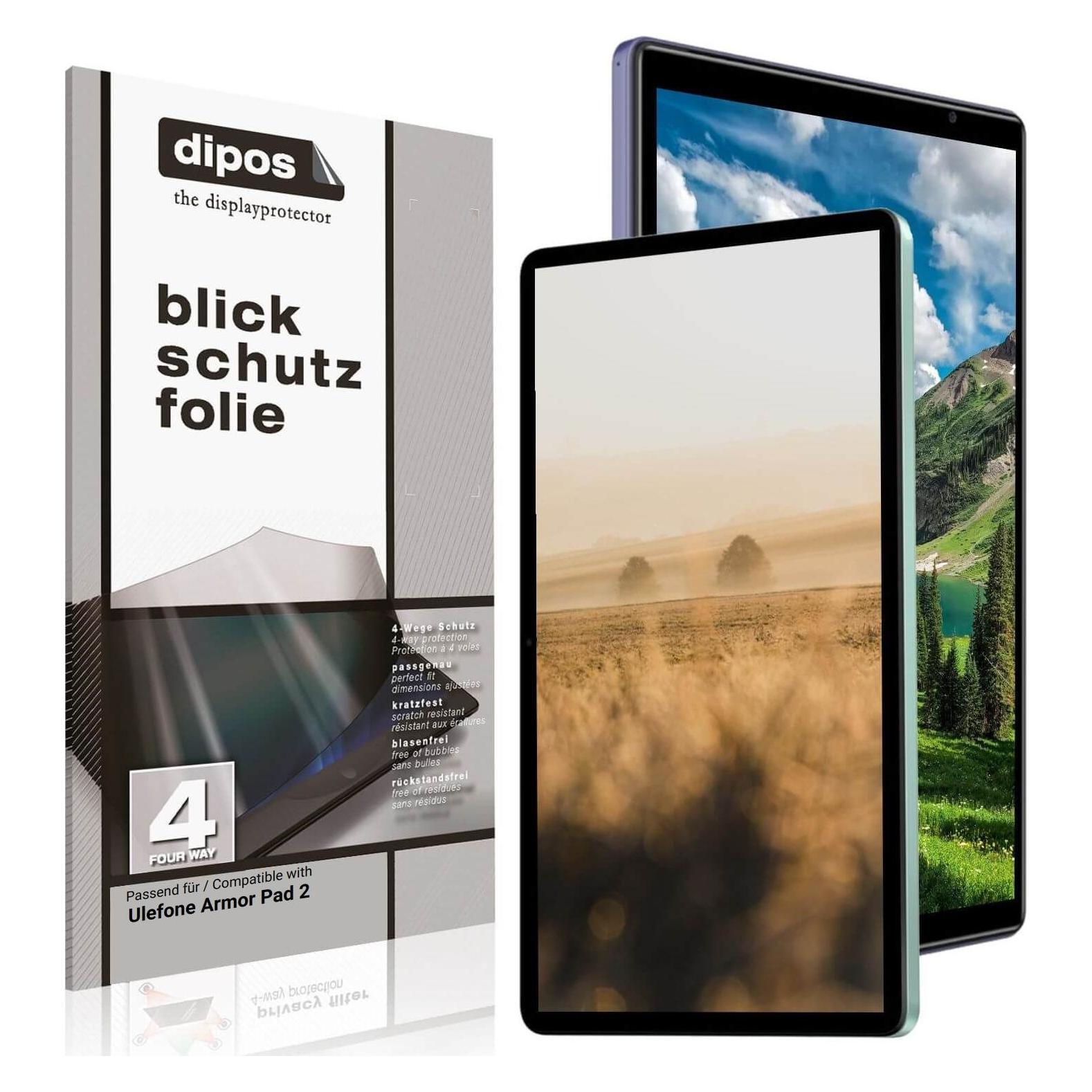Dipos Pellicola Protettiva Privacy 4 Lati Per Ulefone X - Anti-sguardi Laterali E Verticali - Made In Germany