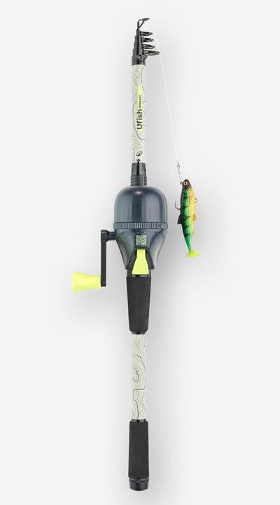 Actual product image Caperlan Angelset Ufish Spincast für Einsteiger (Fishing set, Cast, 180 cm)