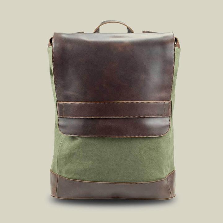 Actual product image Buckle & Seam Canvas backpack Morris Canvas Gün / lining (16 l)