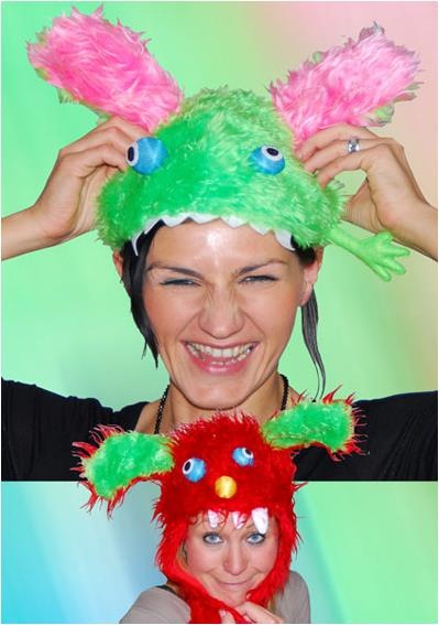Heda Enterprises Mütze Alien- Monster, grün