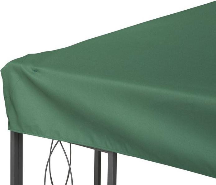 Produktbild Swisshandel24 Ersatzdach Pavillondach für Metallpavillon Gartenpavillon Partyzelt Gartenzelt Polyester 3x4m Grün (1200 cm, 1200 cm)