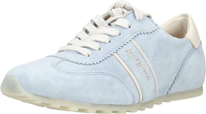 Bleu aqua, Chèvre velours/Maincalf Acqua/Cream 074