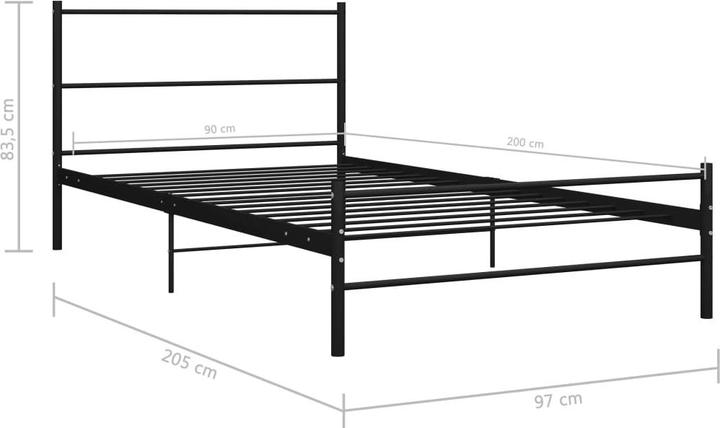 Image du produit vidaXL Bettgestell (90 x 200 cm)