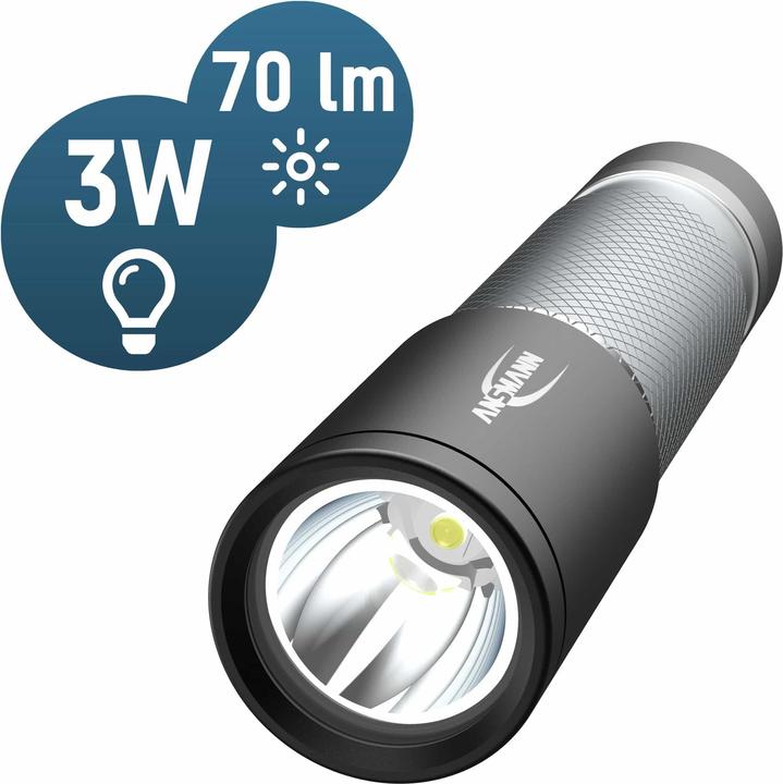 Actual product image Ansmann LED torch Daily Use 70B incl. 1xAA 1600-0427 (9.60 cm, 70 lm)