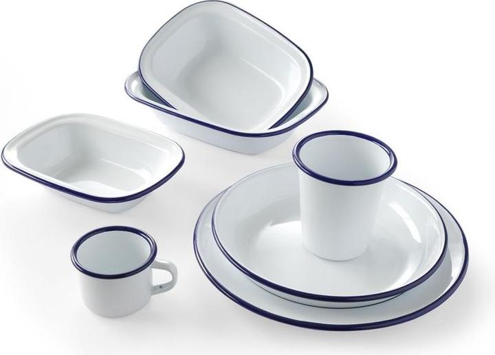 Produktbild Hendi Teller, emailliert - flach (1x, 24 cm)