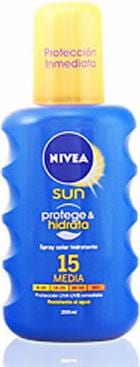 Produktbild NIVEA Sun Schutz Und Pflege Spray Spf15 200ml (Sonnenspray, SPF 15, 200 ml)