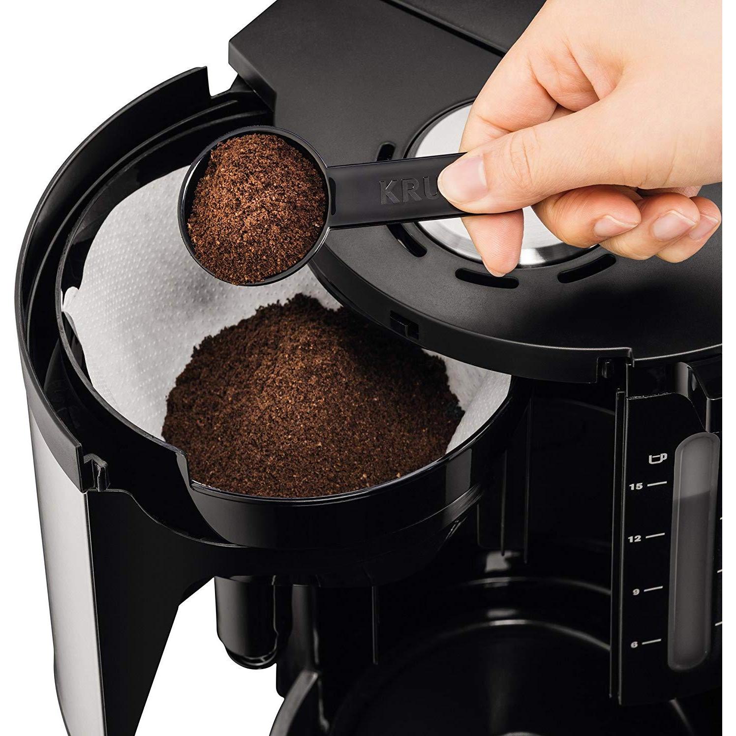 Thumbnail - Krups KM 321 ProAroma Plus, Filterkaffeemaschine, Schwarz, Silber