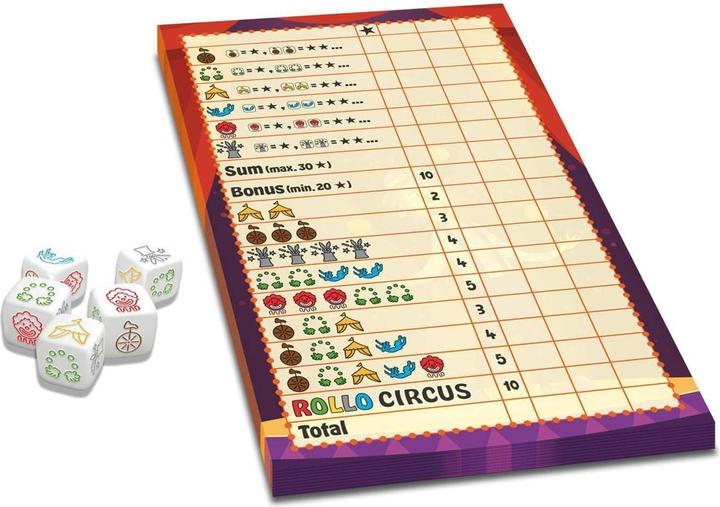 Actual product image Rollo Circus f e (English, French, German, 2 - 6 Players)