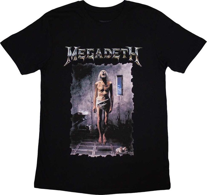 Actual product image Megadeth Unisex Adult Countdown Back Print T-Shirt (M)