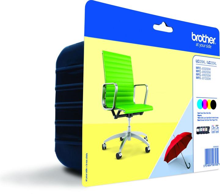 Actual product image Brother LC-229XLVALBP Multipack (M, C, Y, FC)