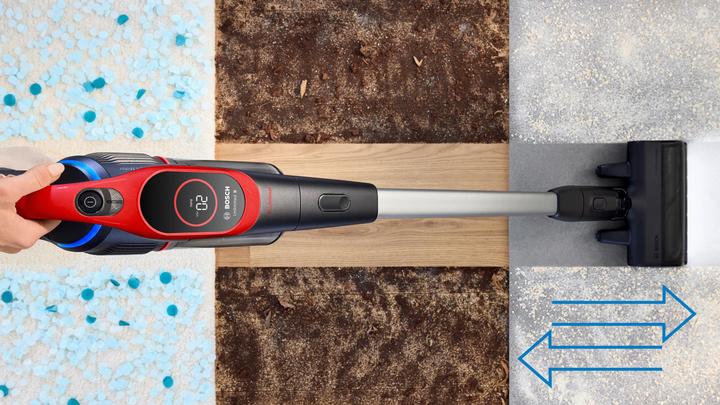 Actual product image Bosch Hausgeräte Akku-Staubsauger, Unlimited 9 ProAnimal, Rot