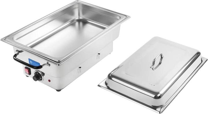 Produktbild Royal Catering Chafing Dish Elektro Warmhaltebehälter Speisenwärmer Edelstahl GN 1/1 100mm