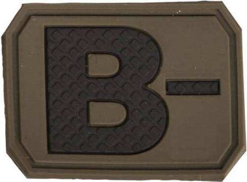 Produktbild Mil-tec Patch 3D Blutgruppen (One Size)