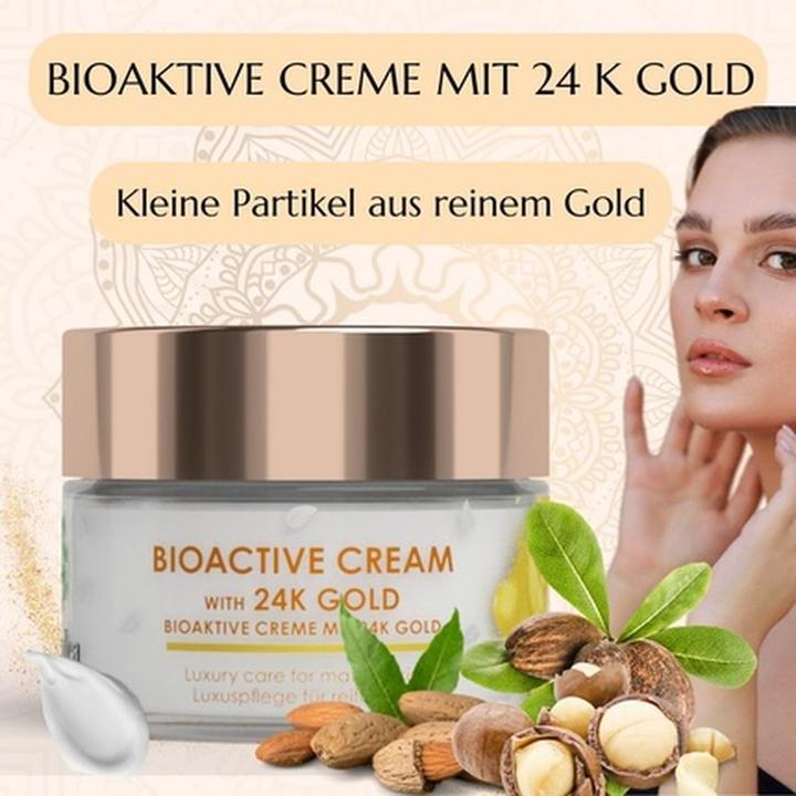 Actual product image Green Idea Face Cream with 24k Gold for Mature Skin