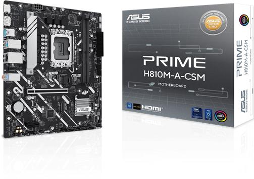 Productafbeelding ASUS PRIME H810M-A-CSM (Socket S1, Intel H810, mATX)