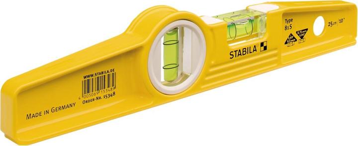 Actual product image Stabila Wasserwaage Type 81 S Torpedo (25 cm)