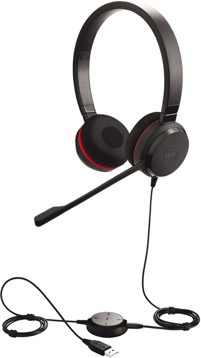 Actual product image Jabra Evolve 30 II Duo UC (Cable, USB-A)