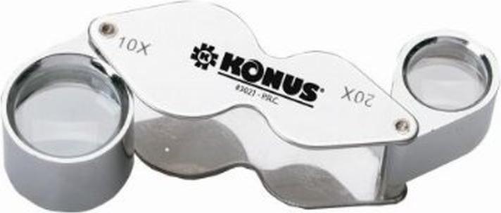 Produktbild Konus Doppelte Lupe 10x-20x