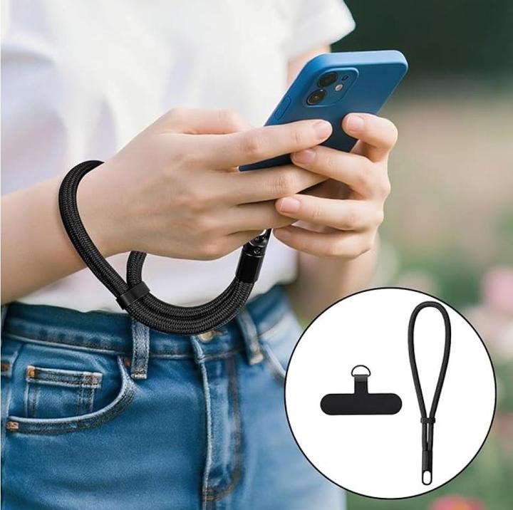 Produktbild Screenguard Kurze Universal Handykette für Smartphone Hüllen Wristband