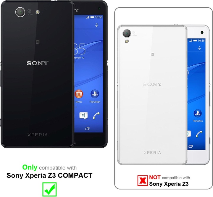 Image du produit Cadorabo Couverture rigide Frosty Cover (Sony Xperia Z3 Compact)