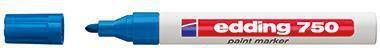 Immagine prodotto Edding Pennarello 750 Larghezza della linea: 2-4 mm Colore della scrittura: blu chiaro (Blu chiaro, 4 mm, 1 x)
