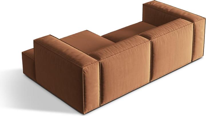 Image du produit Micadoni Canapé D'Angle Droit Modulaire, "Nuria", 3 Places, 147x252x72 Fabriqué en Europe (Canapé d'angle, Canapé modulaire)